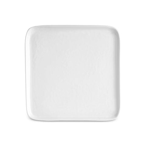Karaca Epsilon Porselen Kare Tatlı / Yan Servis Tabağı, 22 cm, Beyaz