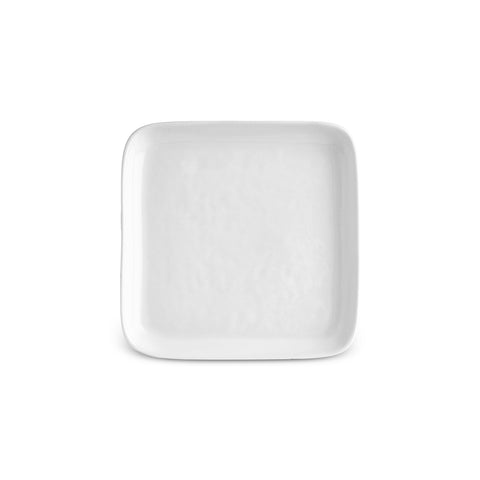 Karaca Epsilon Kare Porselen Tatlı / Yan Servis Tabağı, 13 cm, Beyaz