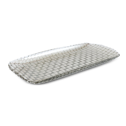 Karaca Braid Lüsterteller Bootform 29x8,5 cm