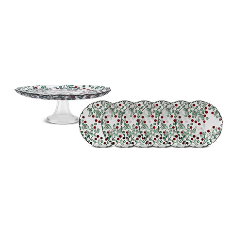 Karaca Berry 7-teiliges Dessertset