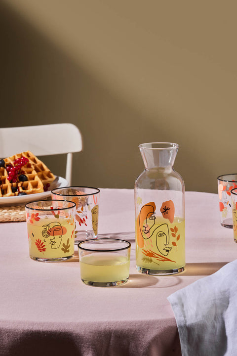 Karaca Face 5-teiliges Glas-Set