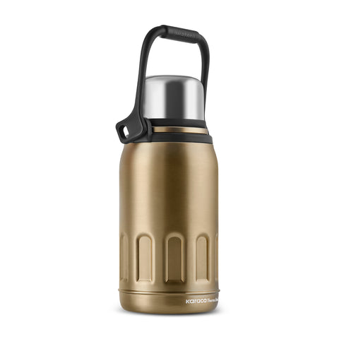 Karaca Adent Edelstahl Auslaufsicherer Thermos 800 ml Gold