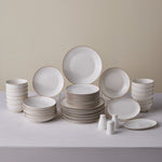 Karaca Forever Bone Ollie 53-Piece 12-Person Dinner Set Gold