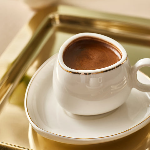Karaca Streamline Tribe Kaffeetassen-Set für 2 Personen, 90 ml