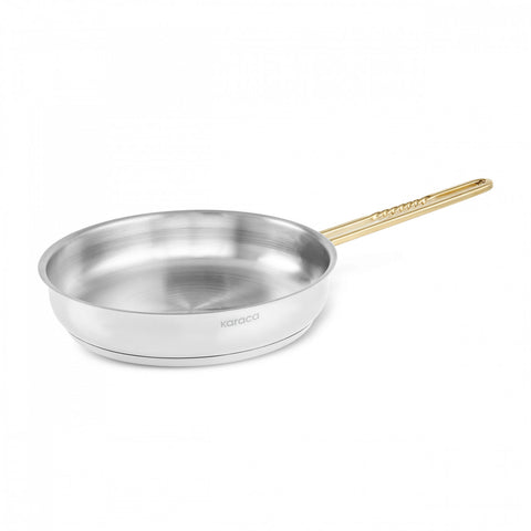 Karaca Maçka Induktionsboden Stahlpfanne 24 cm Gold