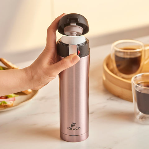 Karaca Pluton, Thermosflasche, 450ML, Roségold