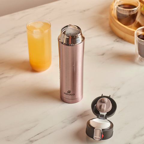 Karaca Pluton, Thermosflasche, 450ML, Roségold