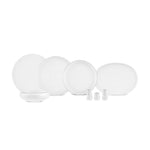 Karaca Stream Bone Sunset Platin, 53-teiliges 12-Personen-Geschirrset
