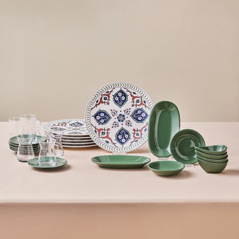 Karaca Forever Bone Salento 26-Piece Breakfast Set for 6 People