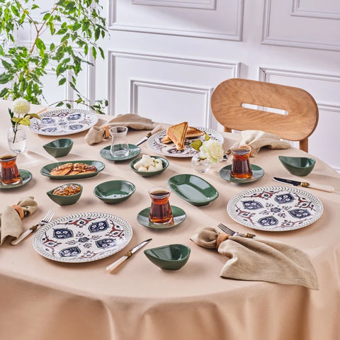 Karaca Forever Bone Salento 26-Piece Breakfast Set for 6 People