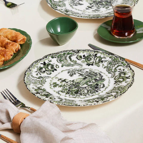 Karaca Forever Bone Vittoria, 26-Piece Breakfast Set for 6 People