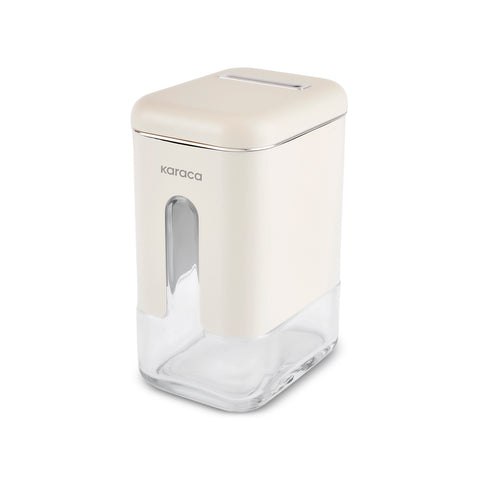 Karaca Luminous, Vorratsglas, 750ML, Creme