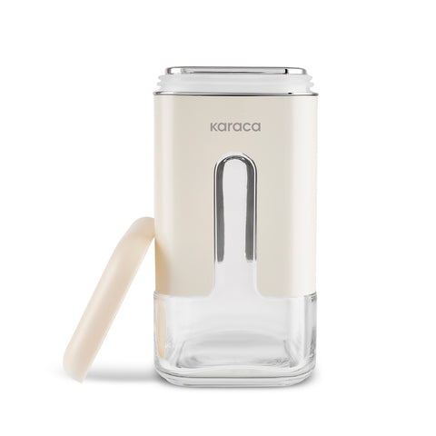 Karaca Luminous, Vorratsglas, 750ML, Creme