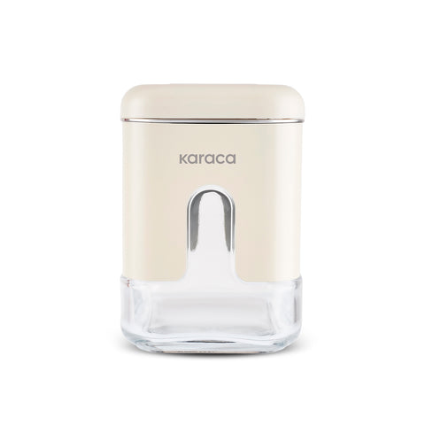Karaca Luminous, Vorratsglas, 480ML, Creme
