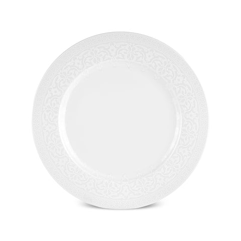 Karaca New Dome Tafelservice für 6 Personen, 24-teilig, Weiß