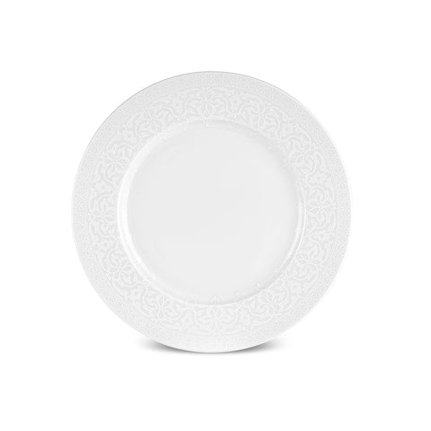 Karaca New Dome Tafelservice für 6 Personen, 24-teilig, Weiß