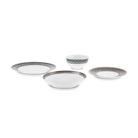 Karaca Cordoba 24-Piece Dinnerware Set for 6 Persons

