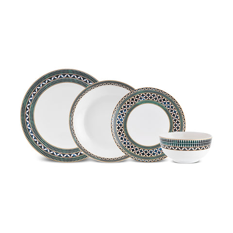 Karaca Cordoba 24-Piece Dinnerware Set for 6 Persons

