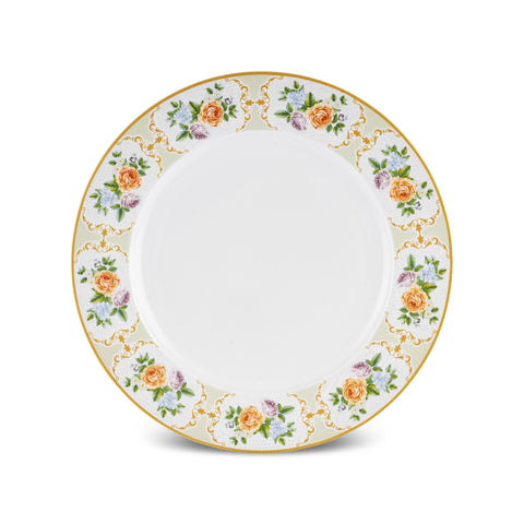 Karaca Forever Bone Britrose, 53-Piece Dinnerware Set for 12 People