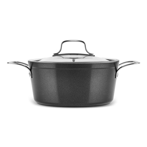 Karaca Biogranit Power-Inox Monet – 8 Parça Tencere ve Tava Seti Siyah