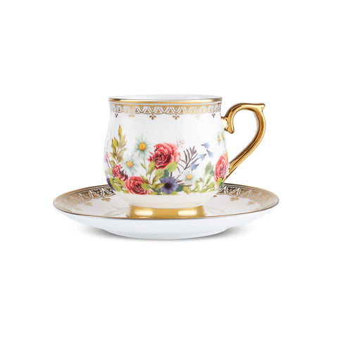 Karaca Yeşim 6-teiliges Kaffeetassen-Set, 100ML