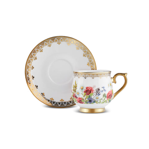 Karaca Yeşim 6-teiliges Kaffeetassen-Set, 100ML