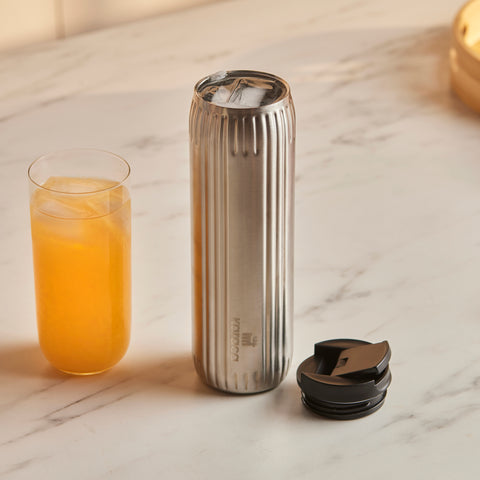 Karaca Rimo Auslaufsicherer Edelstahl-Thermos 600 ml Inox