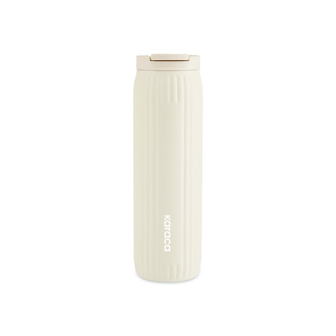 Karaca Rimo Sızdırmaz Çelik Termos 600 ml Krem