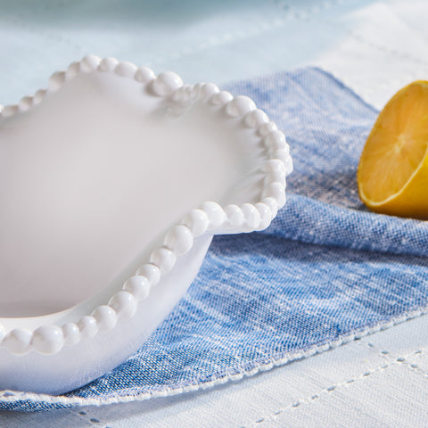 Karaca Perla Melamine Bowl, 20cm, White  