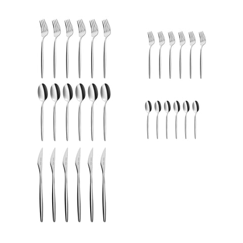 Karaca Lizbon 30-teiliges Besteck-Set für 6 Personen