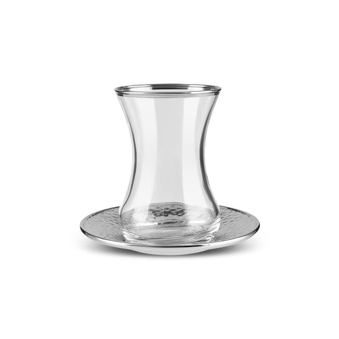 Karaca Ada Platinum 18-Piece Tea Set for 6 Persons

