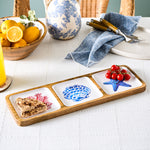 Karaca Home Mango Marin 3-teilige Snackschalen, 42cm