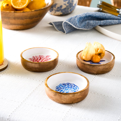 Karaca Mango Marin Muschel Snackschale, 10cm