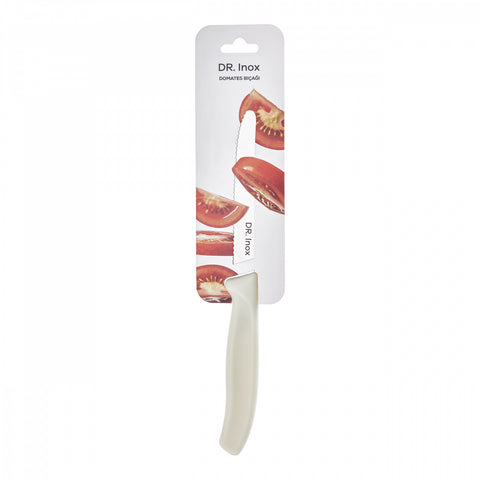 Dr. Inox Cremefarbenes Tomatenmesser 22cm