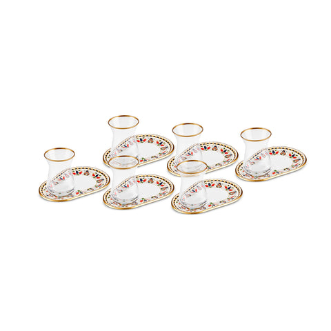 Karaca Tulip 12-Teiliges Tee-Set