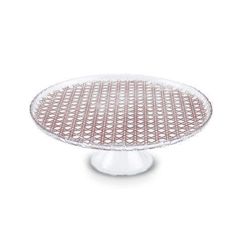 Karaca Rattan Grau-Glitzer 7-teiliges Kuchenset