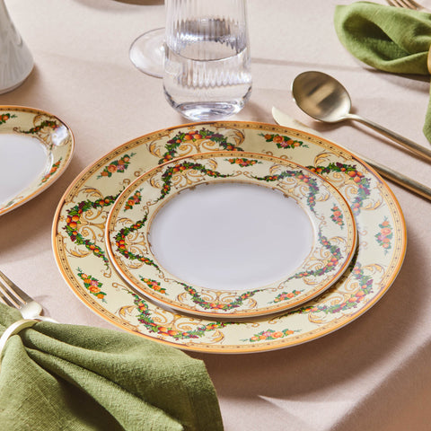 Karaca Forever Bone Orlando 53-Piece Dinner Set for 12 People