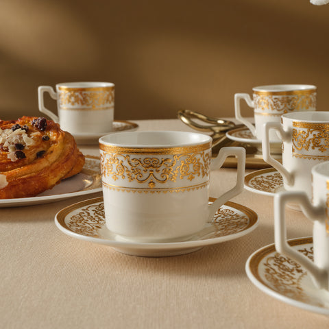 Karaca Nur Kaffeeservice für 6 Personen, 100 ml