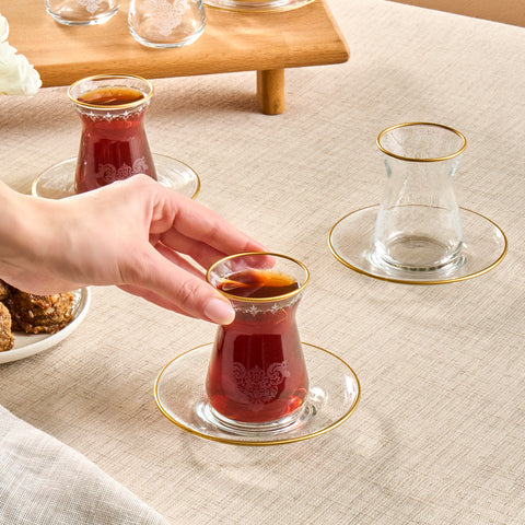 Karaca Gent 12-teiliges Teeservice für 6 Personen
