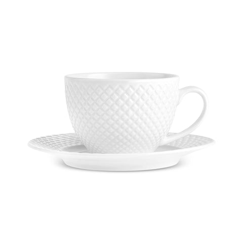 Karaca Nina Embossed Teetassen-Set für 6 Personen, 220 ml