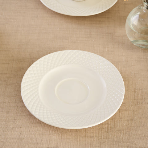 Karaca Nina Embossed Teetassen-Set für 6 Personen, 220 ml