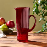  Karaca Zenith Glass Carafe, 1L, Red