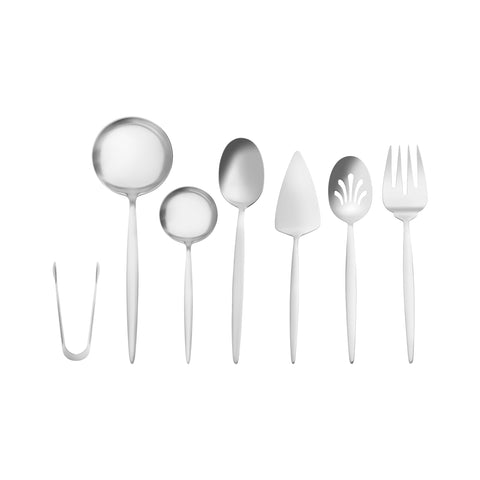 Karaca Lizbon 7-teiliges Servierset in Box, Silber