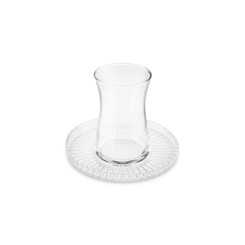 Karaca Lily Glasuntertasse, 12 cm, Transparent
