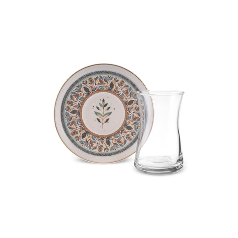 Karaca Clara Tea Set, 12 Pieces, for 6 Persons