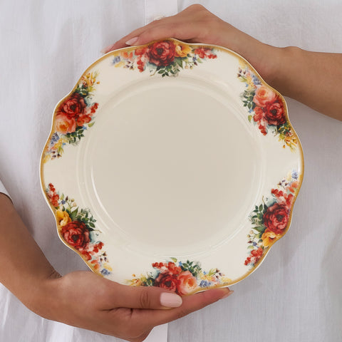 Karaca Forever Bone Amarose 26-piece Breakfast Set