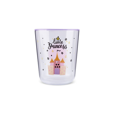 Karaca Kids 3-Piece Glass Tumbler Set For Girls, Pink