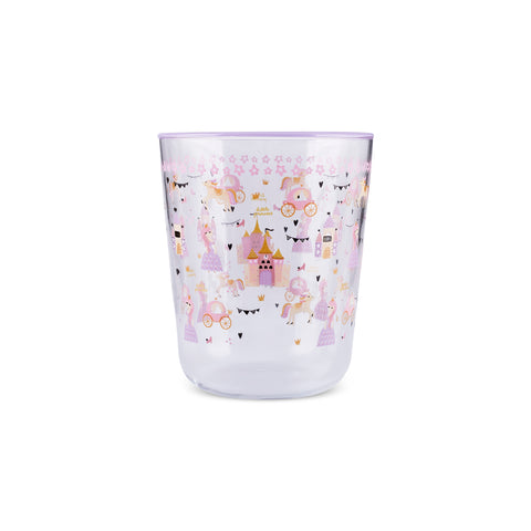 Karaca Kids 3-Piece Glass Tumbler Set For Girls, Pink