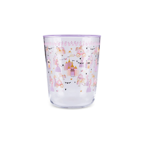Karaca Kids 3-Piece Glass Tumbler Set For Girls, Pink