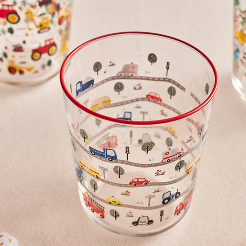 Karaca Kids 3-Piece Glass Tumbler Set For Boys